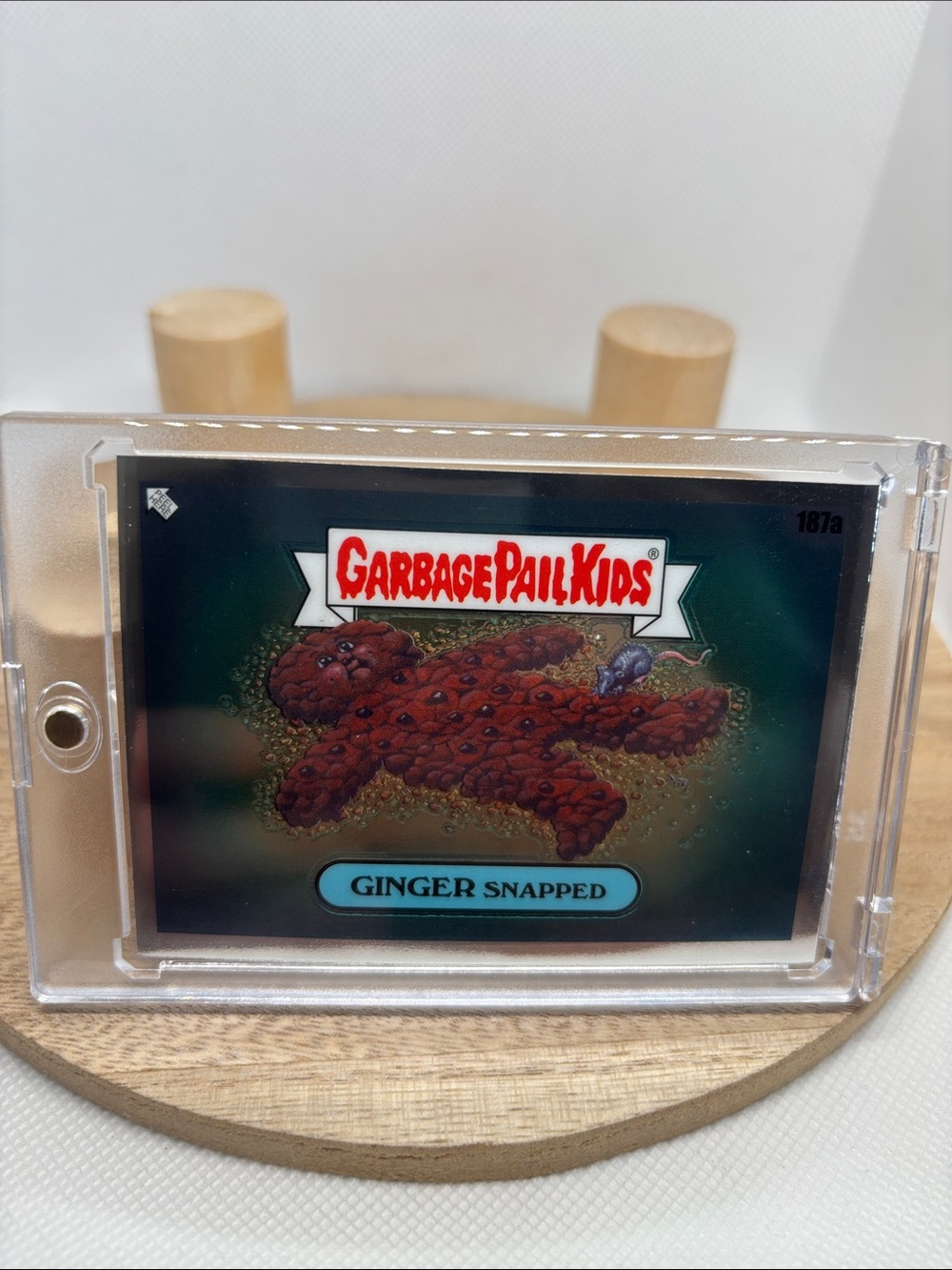 Garbage Pail Kids Ginger Snapped Trading Card - Green Background